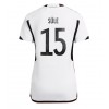 Tyskland Niklas Sule #15 Hemmatröja Dam VM 2022 Korta ärmar